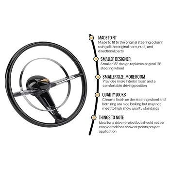 1955年シボレーベルエアステアリングハンドル50'Sロカビリーホット