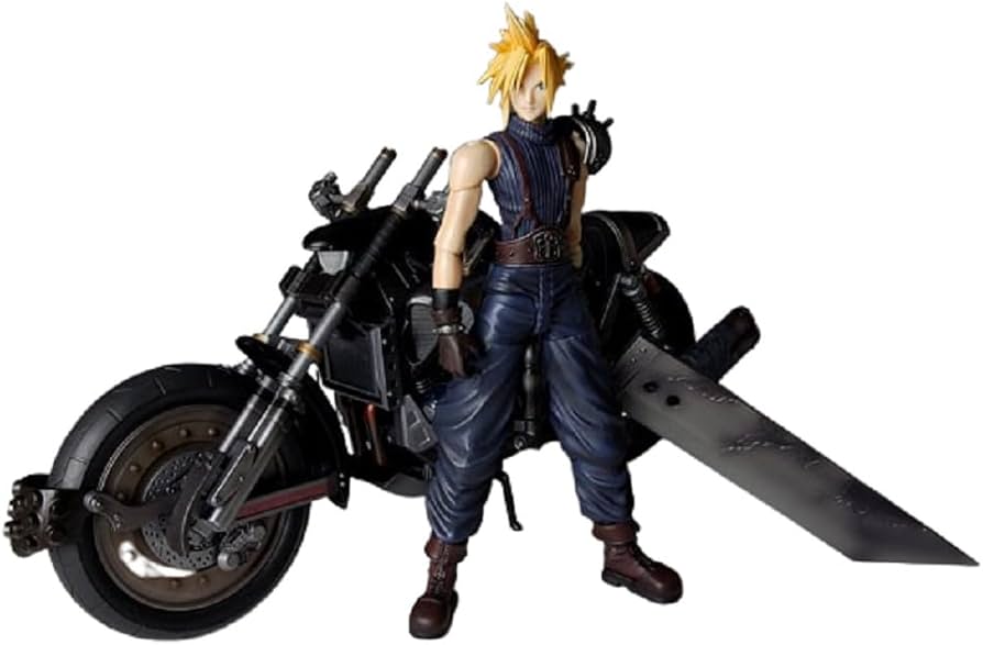 Amazon.com: KOTOBUKIYA PLAY ARTS FINAL FANTASY VII Cloud & Hardy