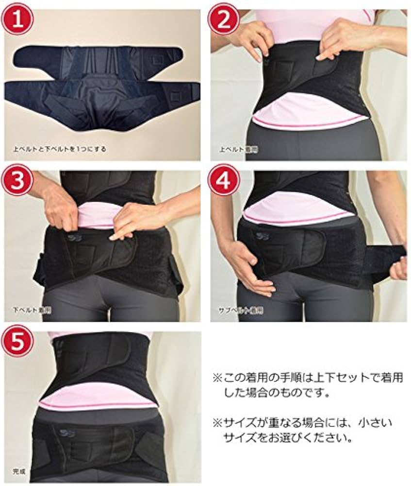 Amazon.co.jp: SKP整体が作った奇跡の骨盤ベルト 骨盤先生 上下セット