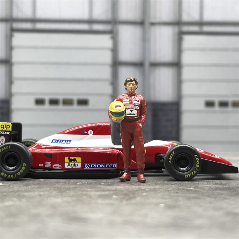 Amazon | 1/64スケール アイルトンセナフィギュアとF1レーシングカー