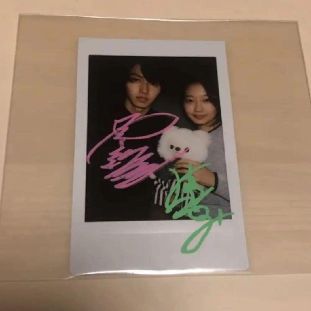 Amazon.co.jp: 山崎賢人 清水くるみ 直筆サイン チェキ ポラ 映画