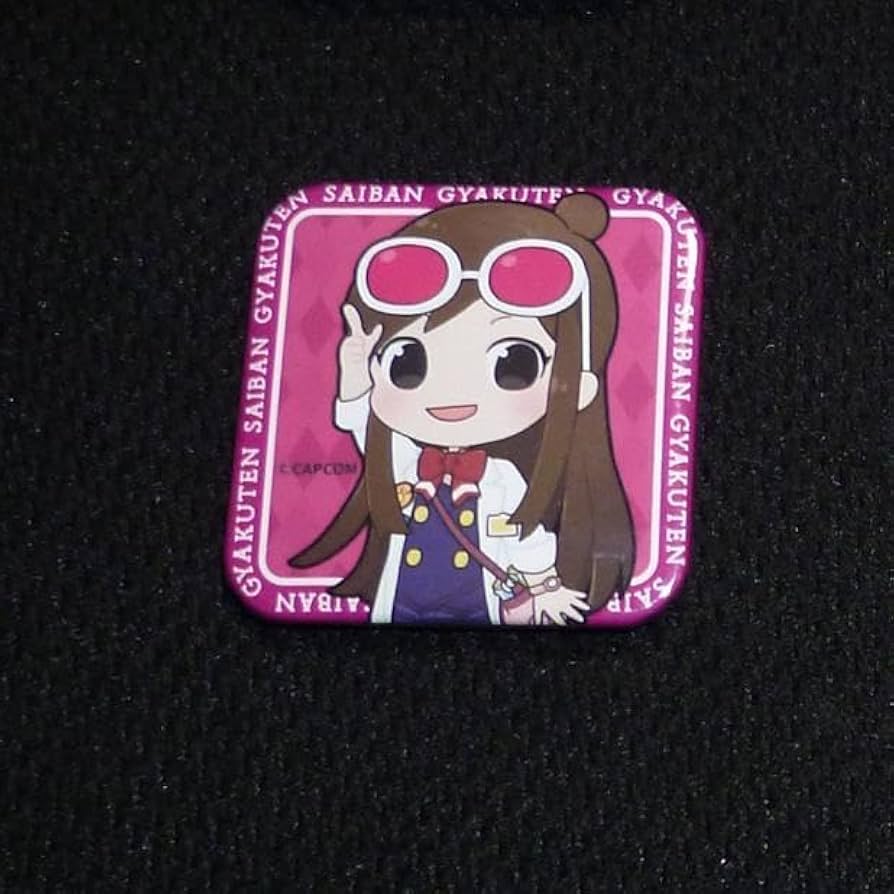 Amazon.co.jp: 逆転裁判 宝月茜 逆転裁判画廊 缶バッジ GW1C7JFR