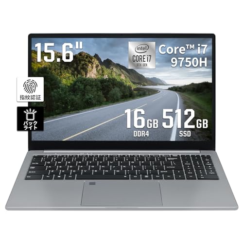 Amazon.co.jp: 【Core i7第9世代】15.6インチ大画面pc/Core i7-9750H高
