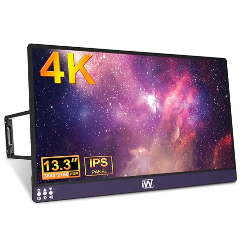 Amazon.co.jp: モバイルモニター 自立型 IVV 13.3インチ モバイル