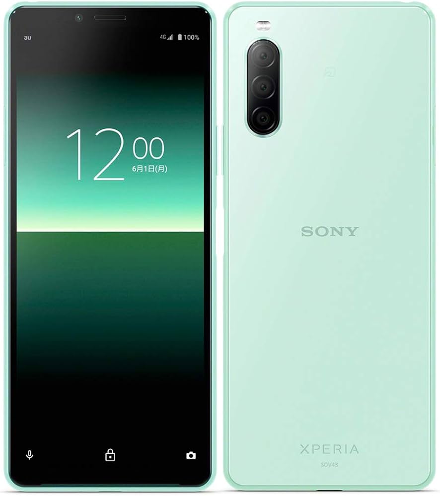 Amazon | au Xperia 10 II SOV43 ミント スマートフォン本体 | Xperia