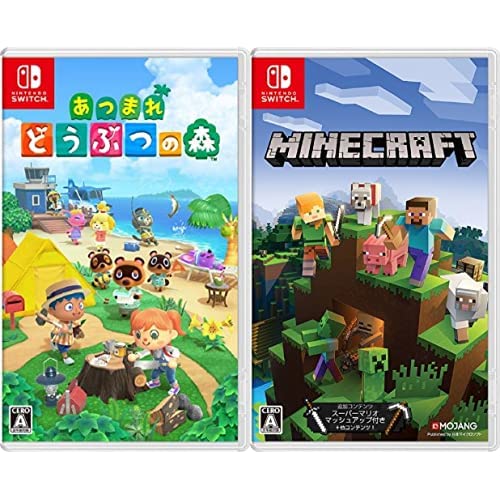 Amazon.co.jp: あつまれ どうぶつの森 -Switch ＋ Minecraft (マイン