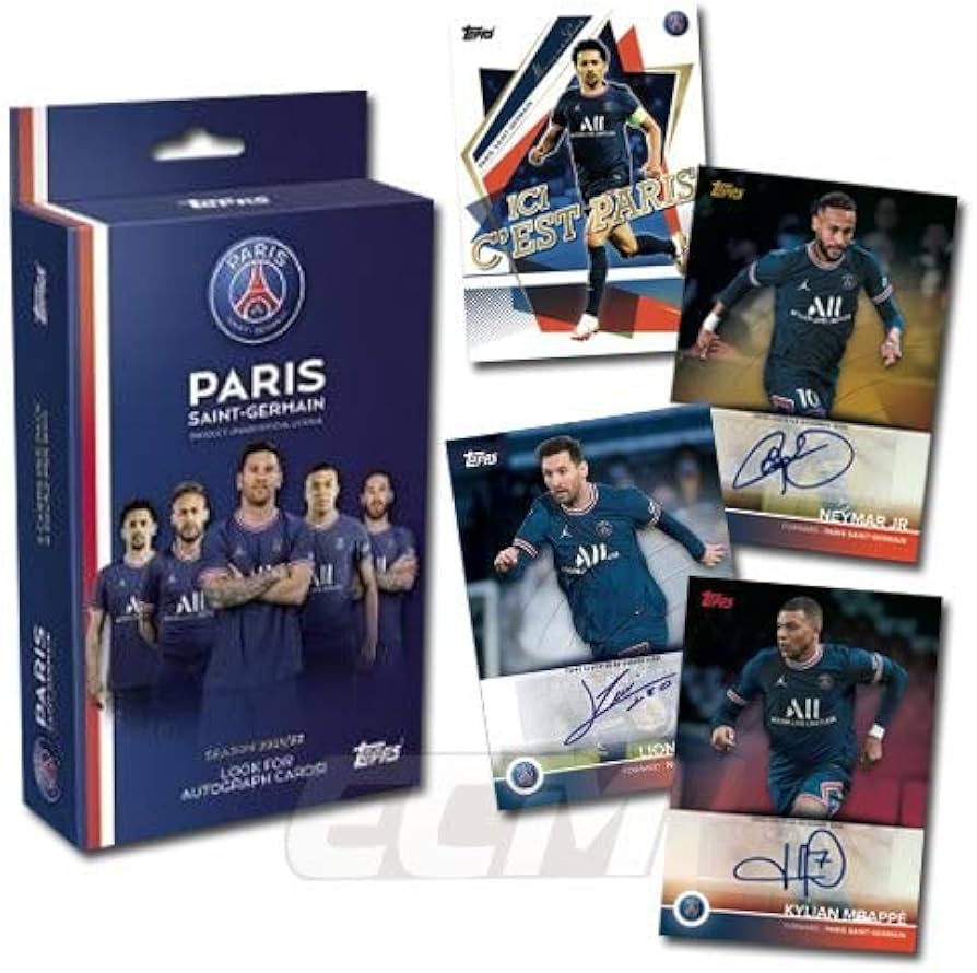 Amazon.co.jp: SOCCER 2021-22 TOPPS TEAMSET PARIS SAINT-GERMAIN
