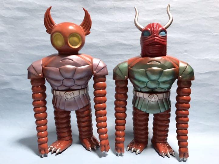 Amazon.co.jp: マーミット 魔神バンダー ソフビ 2体 魔人バンダー 昭和
