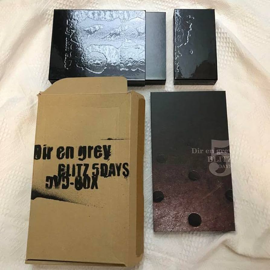 Amazon.co.jp: Rare DIR EN GREY BLITZ 5DAYS DVD BOX FC Limited