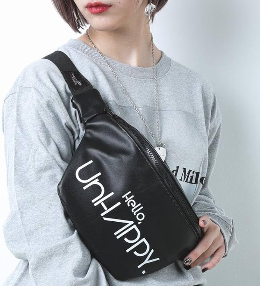 Amazon.co.jp: ReoNa グッズ Hello UnHappy ボディバッグ ブラック AK