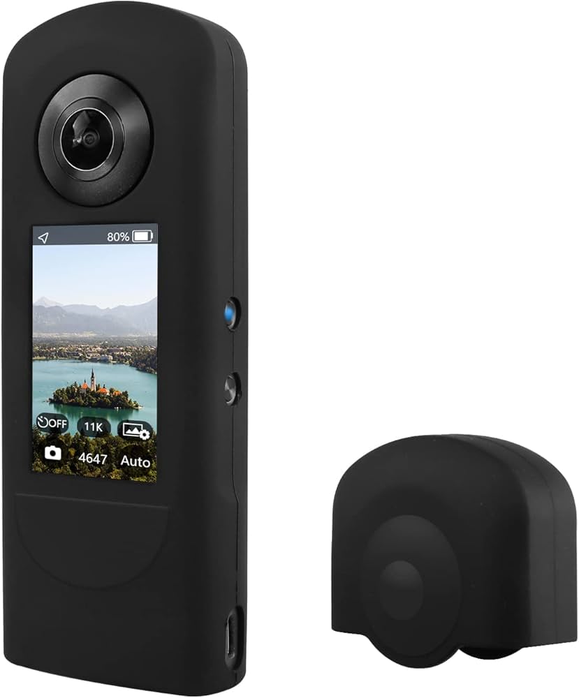 Amazon | Koroao シリコンケース リコー シータ X 360カメラ用 防塵傷