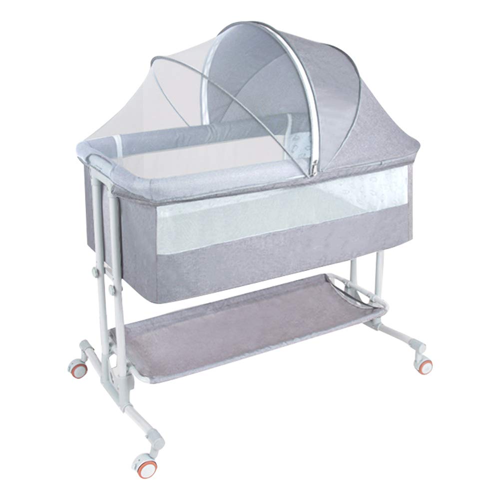 Amazon.co.jp: [ZOOBLY]ベビーベッド 添い寝ベッド ミニ 組み立て簡単