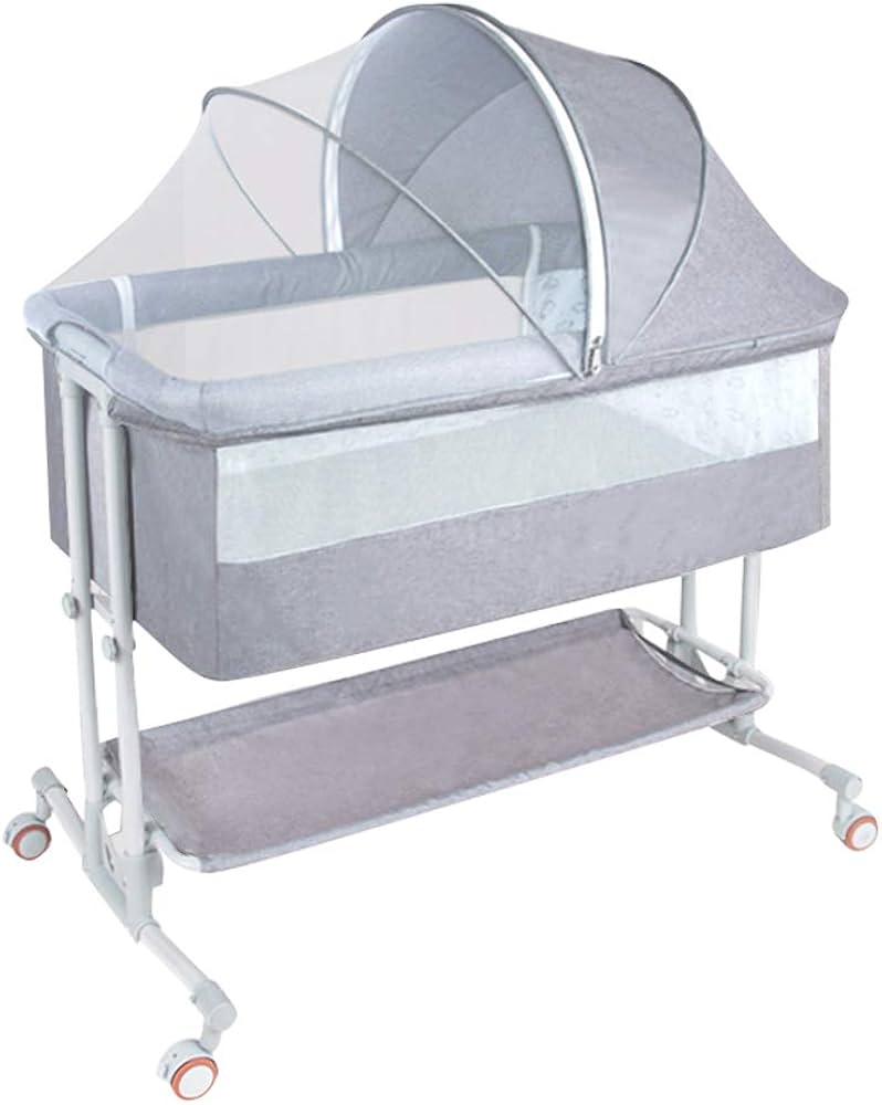 Amazon.co.jp: [ZOOBLY]ベビーベッド 添い寝ベッド ミニ 組み立て簡単