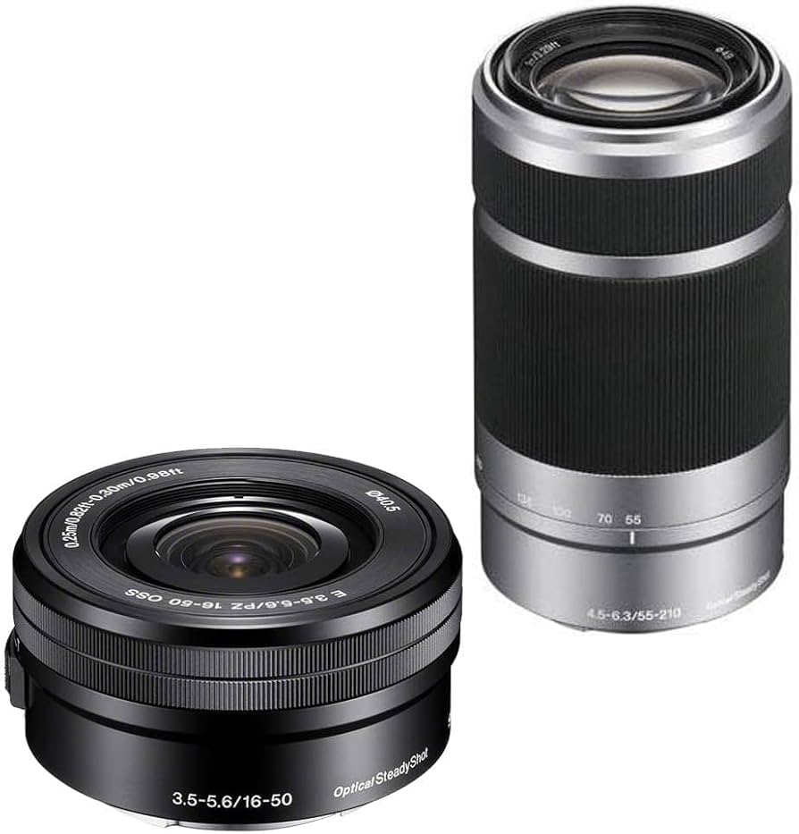 Amazon.com : Sony E PZ 16-50mm f/3.5-5.6 and 55-210mm f/4.5-6.3