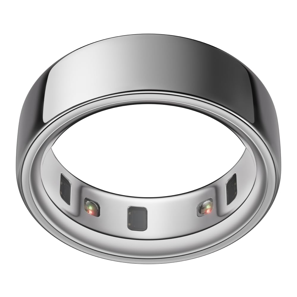 Amazon.com: Oura Ring 4 - Silver - Size 8 - Size Before You Buy