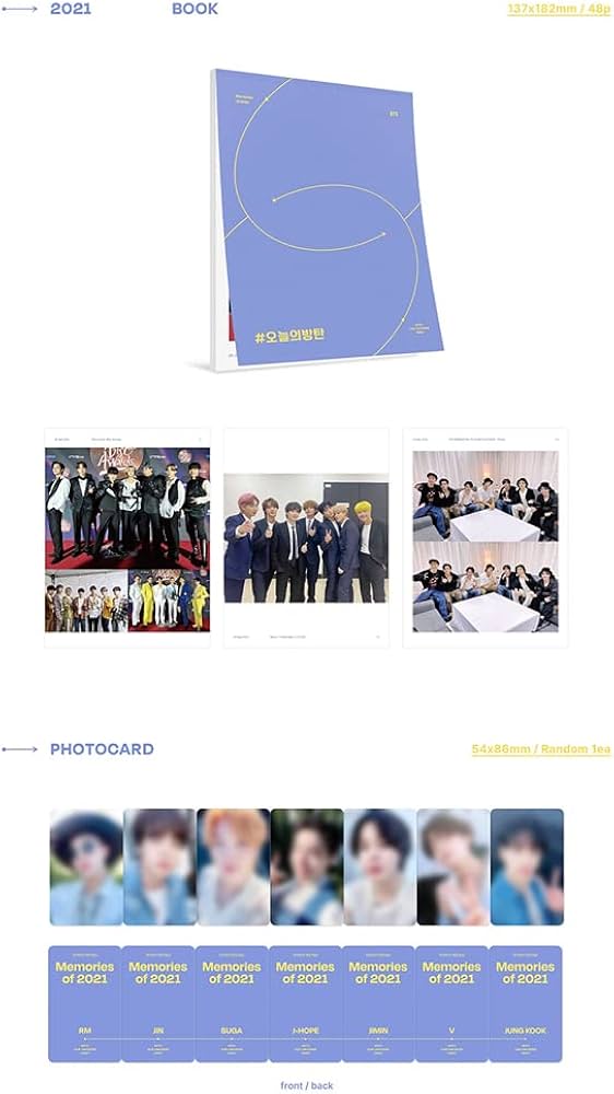 BTS - Memories of 2021 (DVD) : Amazon.ca: Toys & Games
