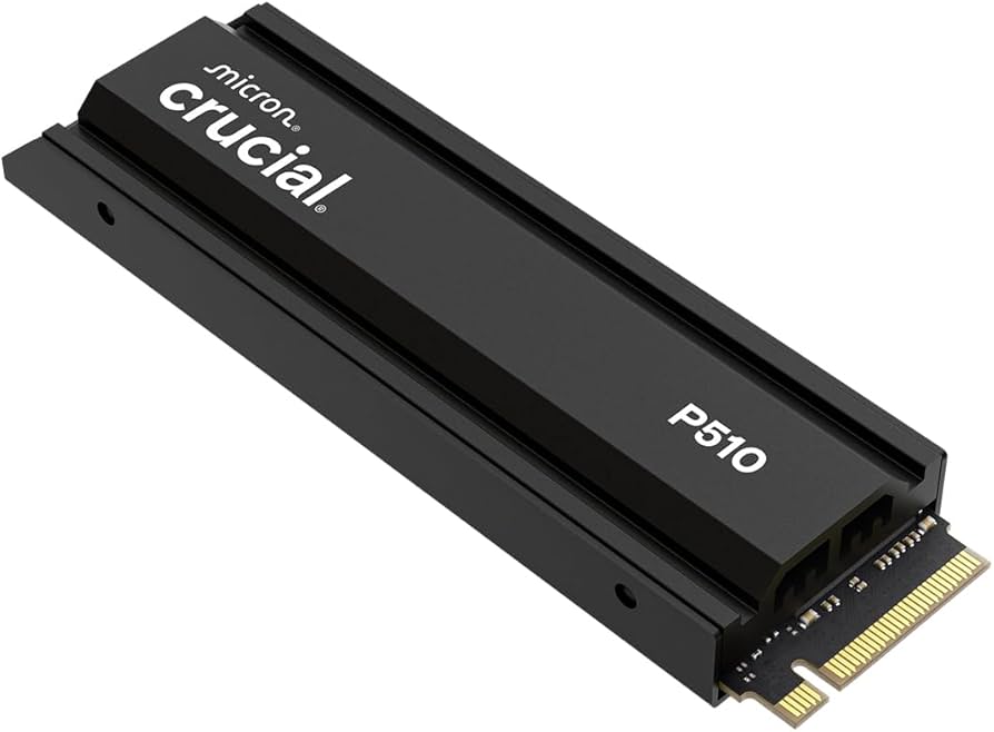Amazon.com: Crucial P510 PCIe Gen5 NVMe 2TB SSD with Heatsink, Up