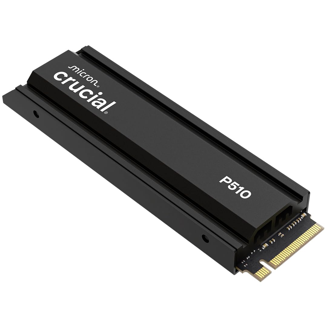 Amazon.com: Crucial P510 PCIe Gen5 NVMe 2TB SSD with Heatsink, Up