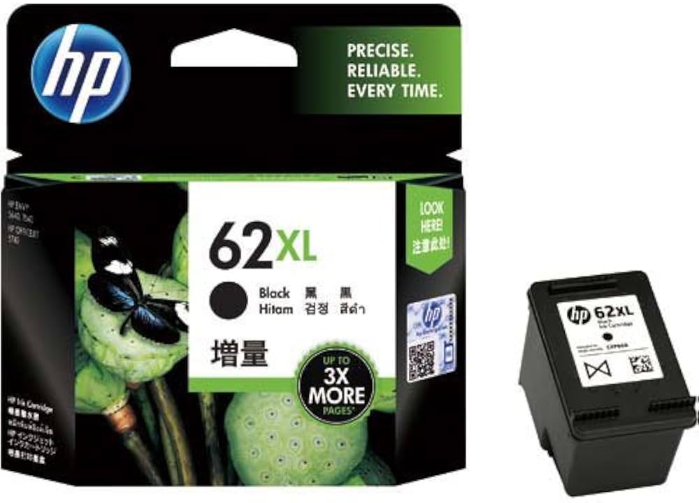 Amazon.co.jp: HP 純正インク HP62XL 黒(増量)2個 : パソコン・周辺機器