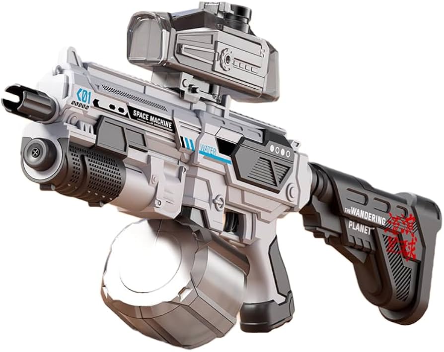 Amazon | 水鉄砲 電動水鉄砲【2025新登場 電動・手動一体型 大容量