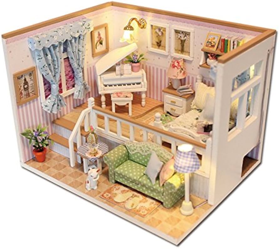 Amazon | (t-FREAK)ドールハウス 手作りキットセットミニチュア