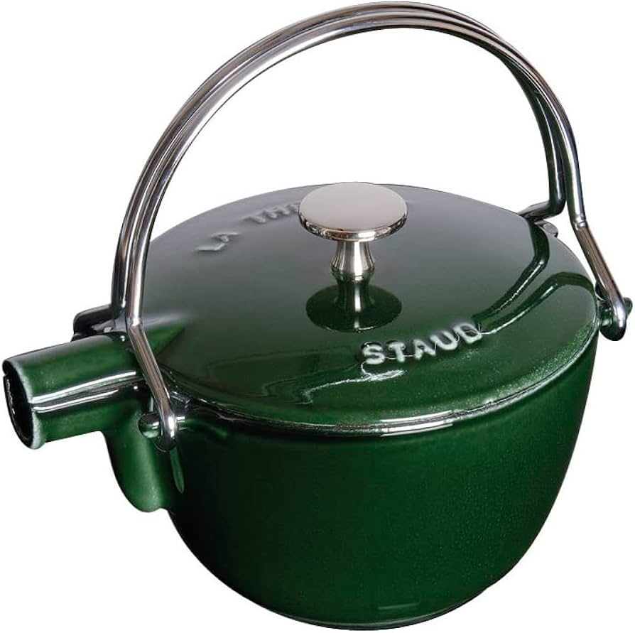 Amazon｜Staub ラウンドティーポット バジルグリーン 40509-423
