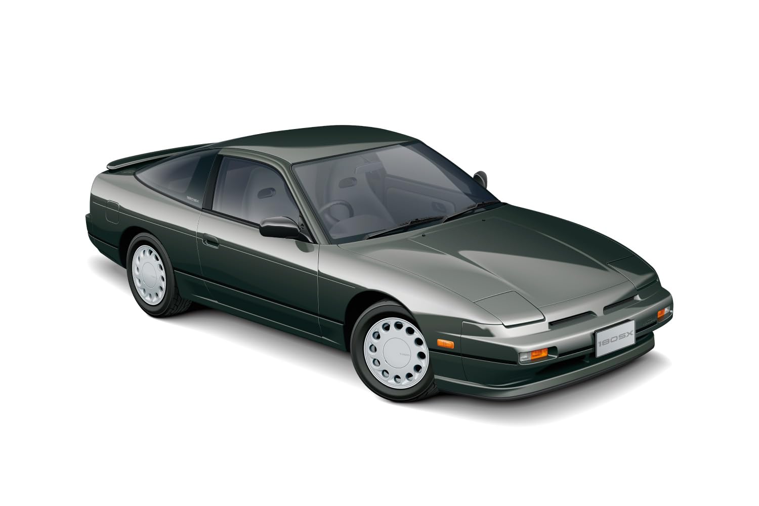 Amazon.com: Aoshima Nissan RS13/RPS13 180SX Type II '89/'91 1:24