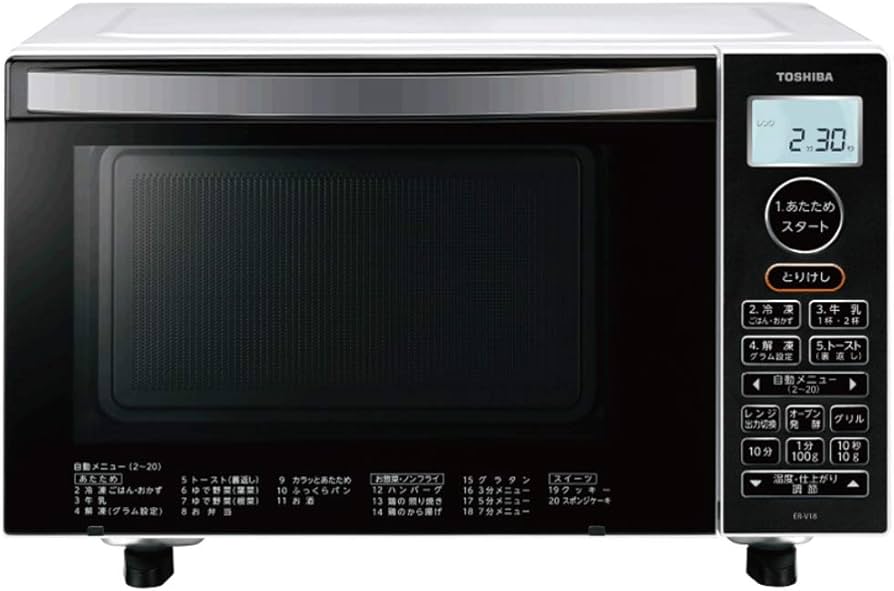 Amazon.co.jp: 東芝(TOSHIBA) ER-V18-W(ホワイト) オーブンレンジ 18L