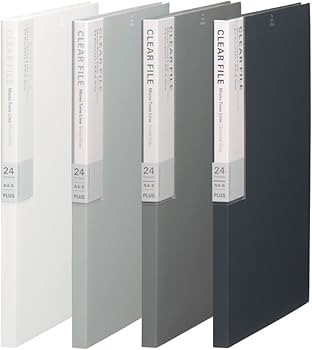 Amazon.co.jp: プラス クリアファイル A4縦 24ポケット デジャヴ FC