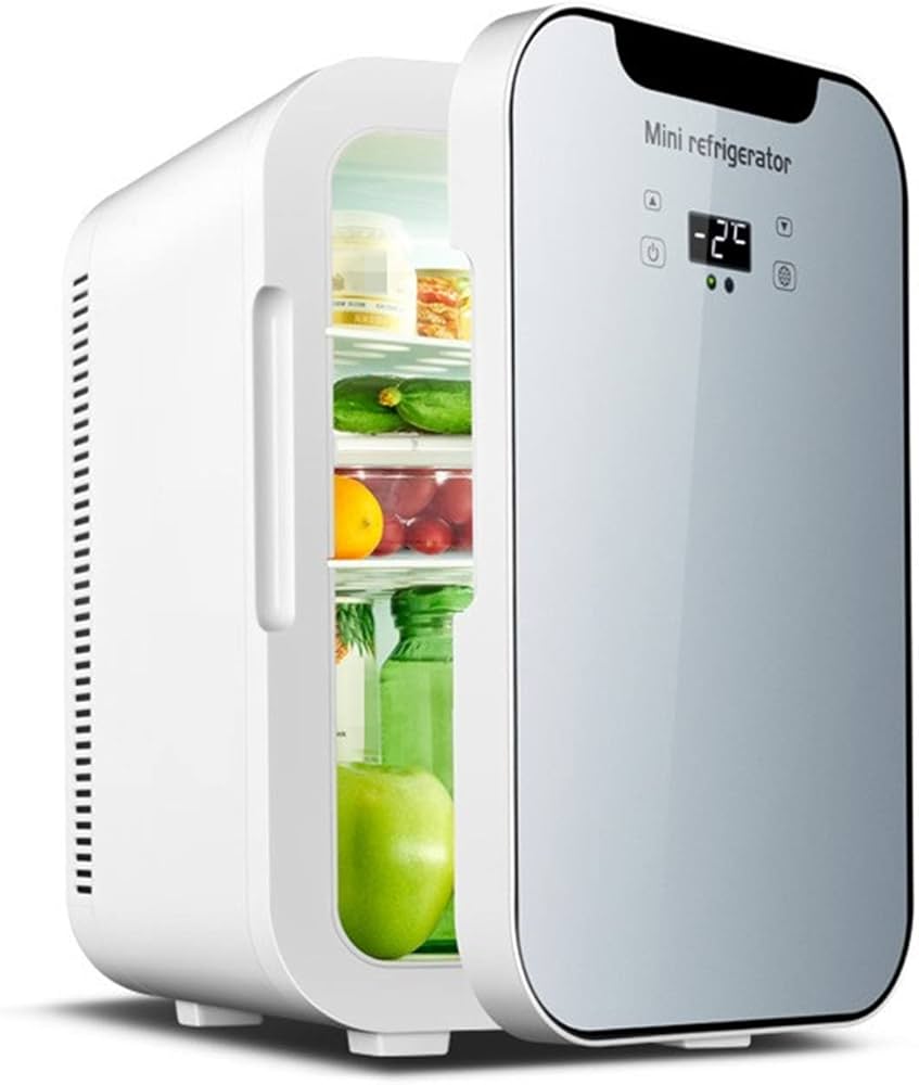 ミニ冷蔵庫 デジタル温度表示付き 保温も可能 ミニ冷蔵庫 デジタル温度