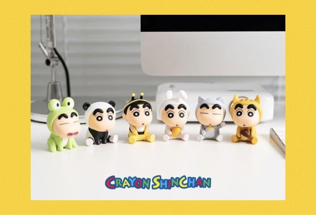 Amazon.co.jp: 韓国限定クレヨン しんちゃん動物フィギュア6体 U