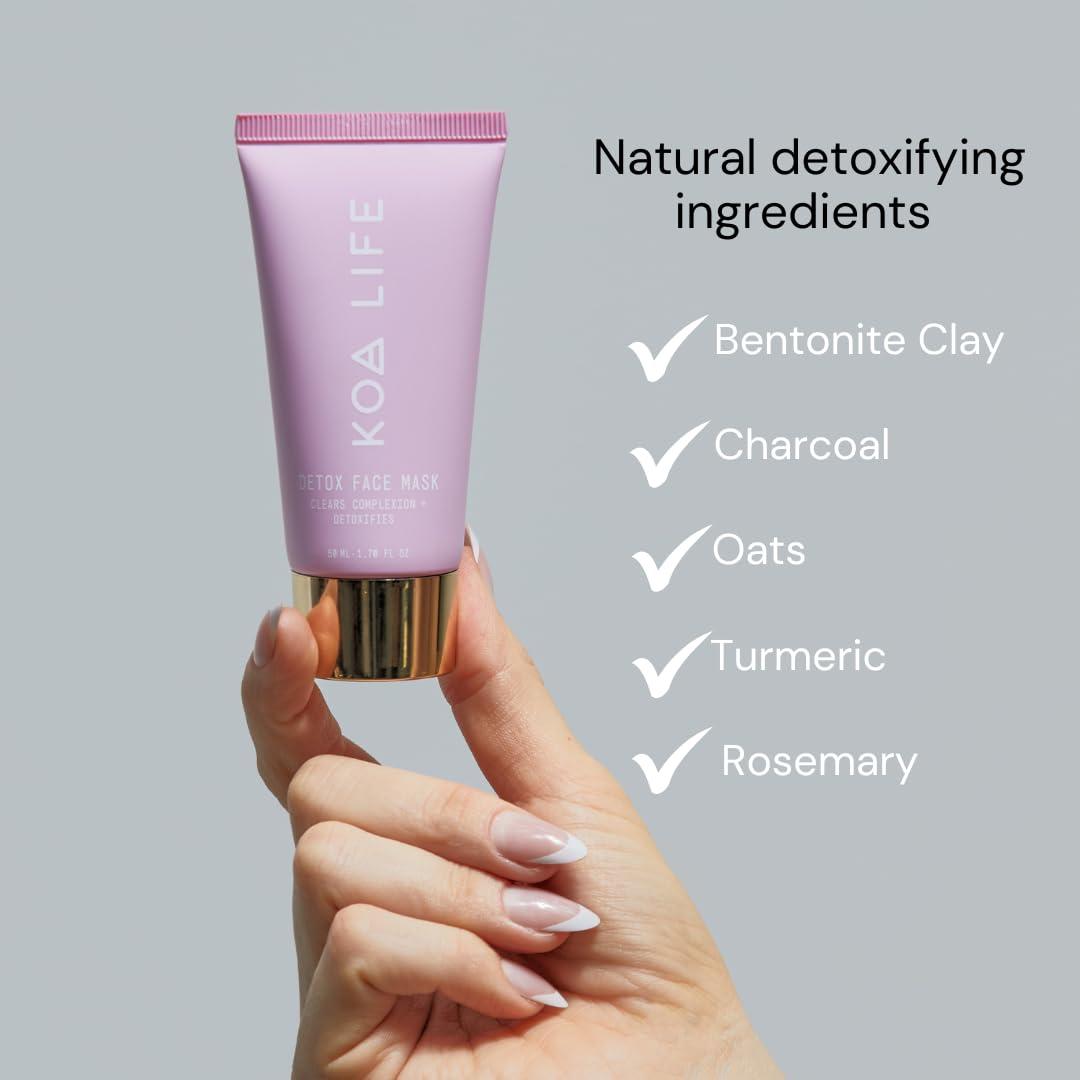 Amazon.com: KOA LIFE Detox Face Mask - Charcoal Mask Skincare