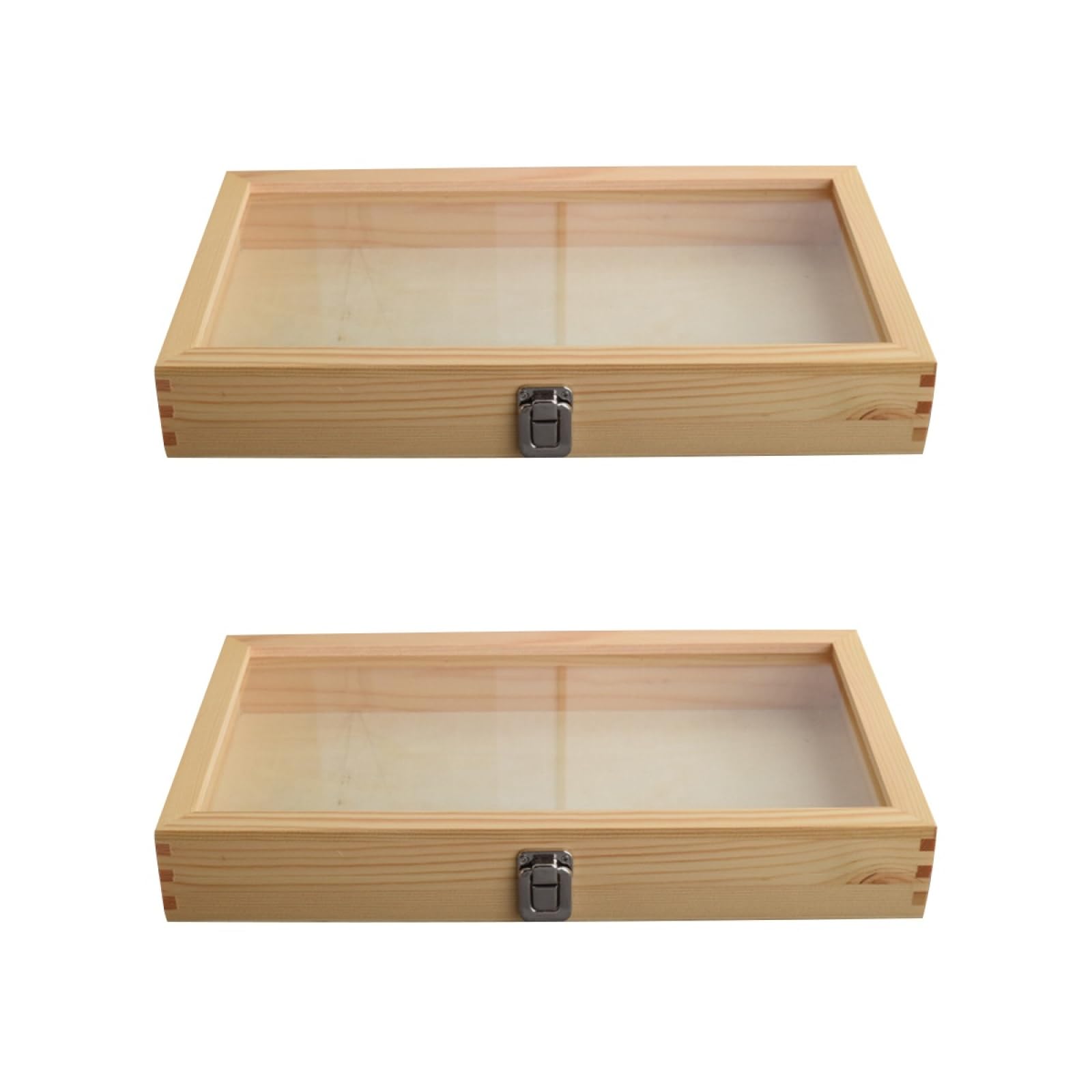 Amazon｜DOITOOL 標本箱 昆虫 2個セット 木製 ガラス蓋 標本ケース