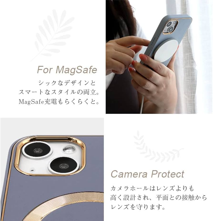 Amazon.co.jp: ZENIX DESIGN TECH iPhone14 用 ケース Magsafe対応