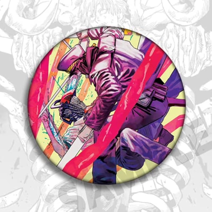 Amazon.co.jp: チェンソーマン 缶バッジ デンジ マキマ パワー 早川