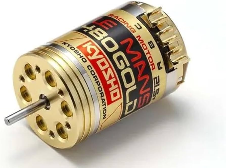 Amazon.co.jp: 京商 ル・マン 480 ゴールド ブラシレスモーター 21.5T