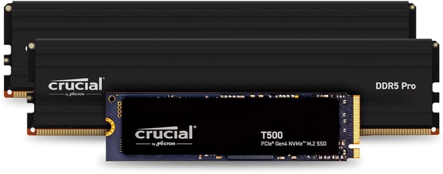 Amazon.com: Crucial T500 2TB Gen4 NVMe M.2 Internal Gaming SSD Pro