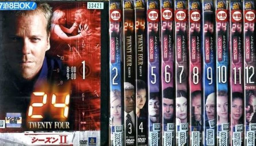 Amazon.co.jp: 24 TWENTY FOUR 2nd 全12巻セット [レンタル落ち] [DVD