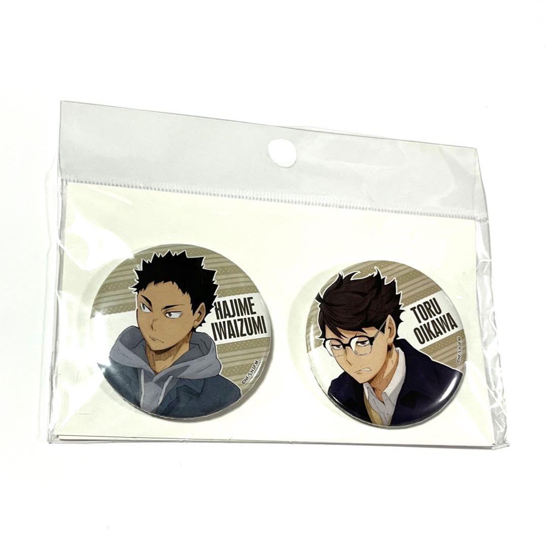 Amazon.co.jp: 及川 岩泉 ハイキュー 缶バッジセット 及川徹 岩泉一