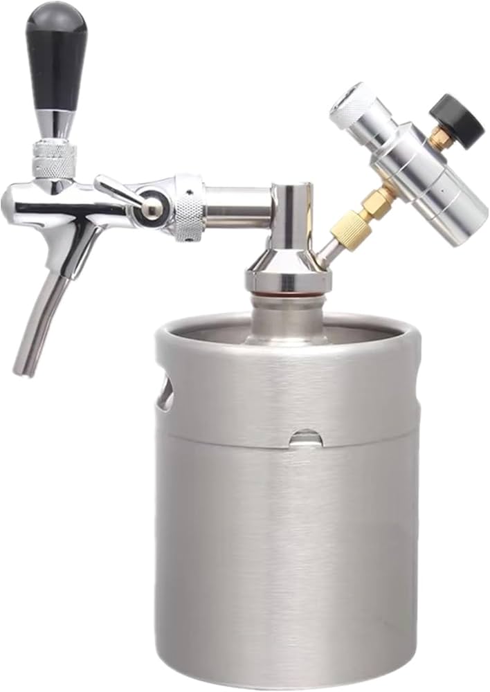 Amazon | MXBAOHENG ビール樽 2L ビールサーバー 自家醸造缶ビール