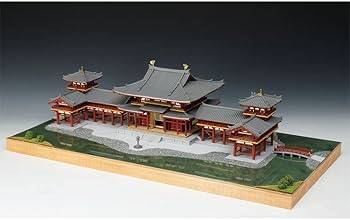 Amazon | ウッディジョー 木製建築模型 1/120 平等院鳳凰堂 （全塗装