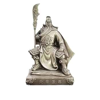 関羽立像 関公 関二爺 人物画 中国水墨画 関羽立像 関公 関二爺 人物画