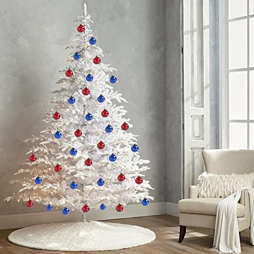 Amazon.co.jp: レッドマーキュリーガラスオーナメント4個セット(3.15