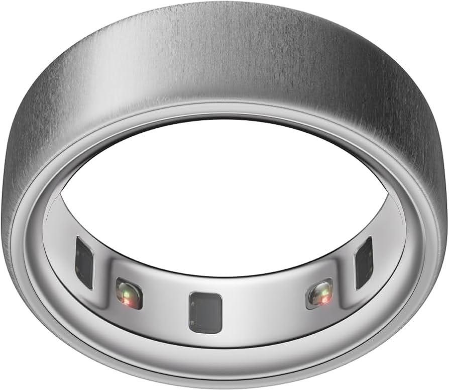 Amazon.com: Oura Ring 4 - Brushed Silver - Size 5 - Size Before