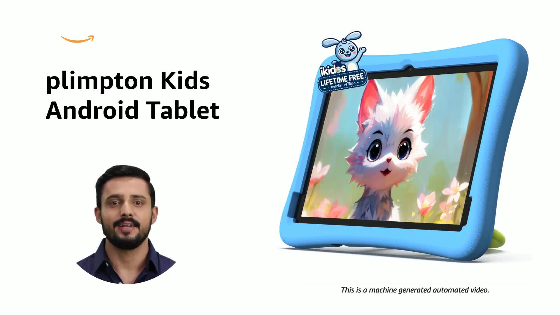 plimpton Upgraded Kids Tablet, 10 Inch Android 15 Tablet for Kids