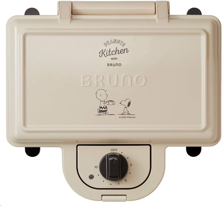 Amazon | BRUNO ブルーノ ホットサンドメーカー スヌーピー 耳まで