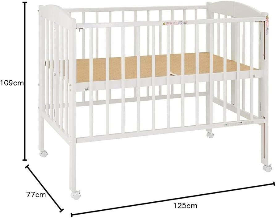 Amazon.co.jp: カトージ ベビーベッド 折りたたみ 日本製 レギュラー