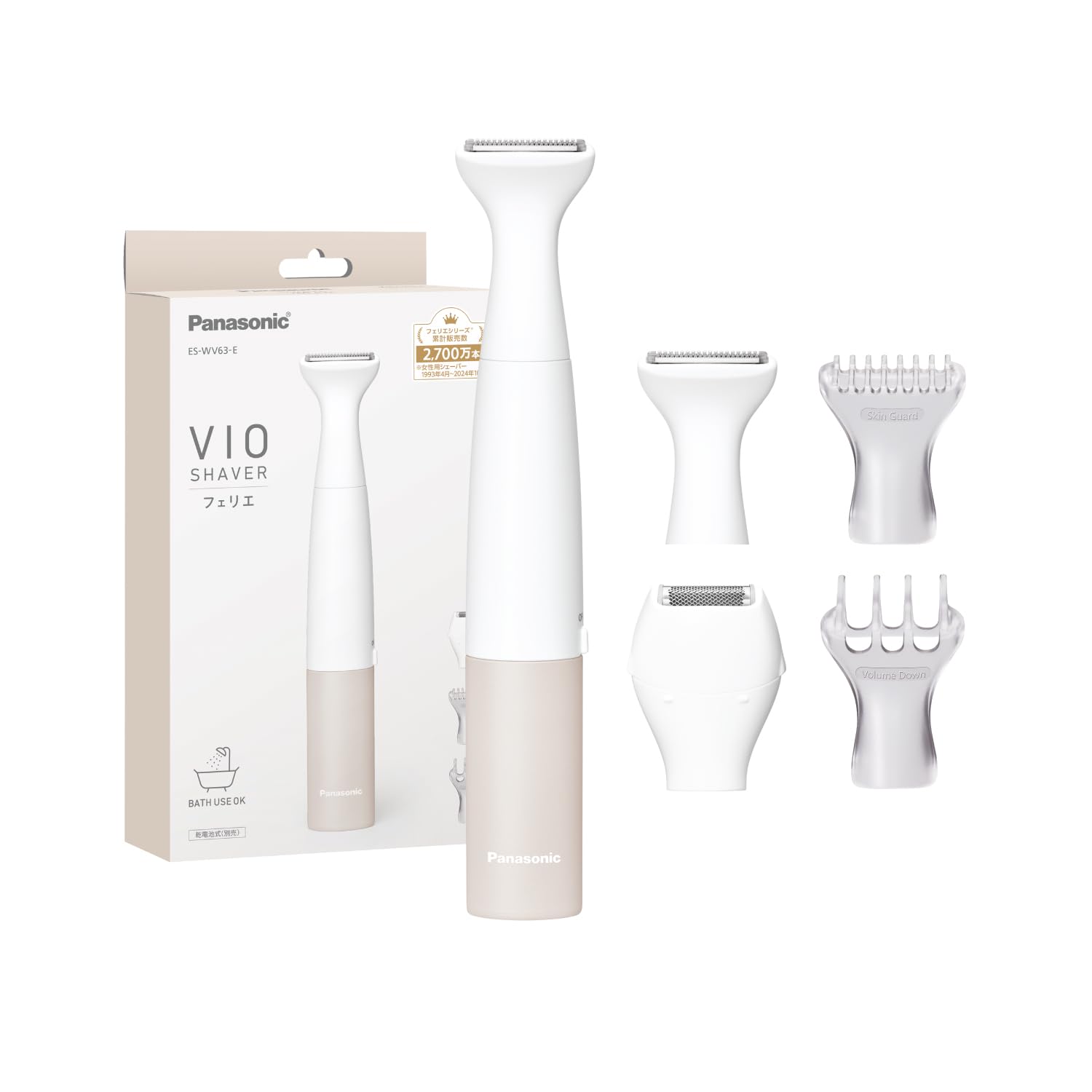 Amazon.co.jp: パナソニック VIOシェーバー フェリエ IPX7防水 ドライ