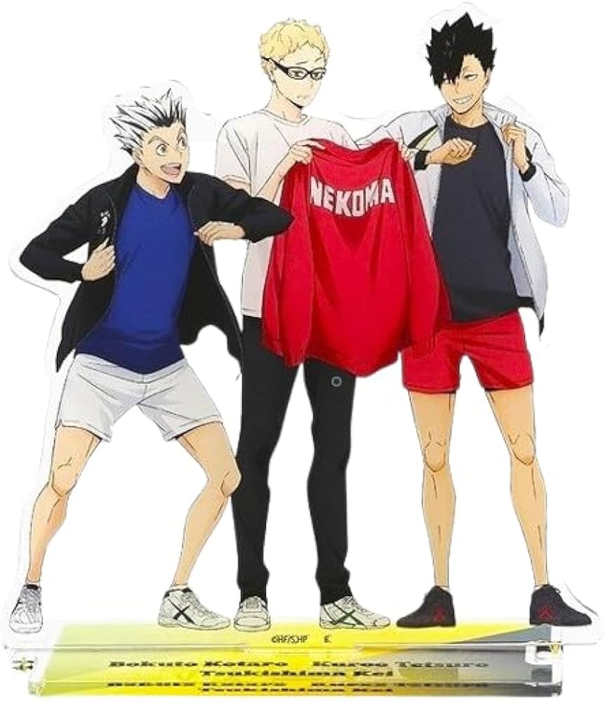 Amazon.co.jp: ハイキュー つながる アクリルスタンド 月島蛍 黒尾鉄朗