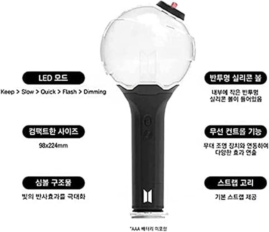 Amazon.co.jp: BTS アミボム ペン ライトスティッバージョン3